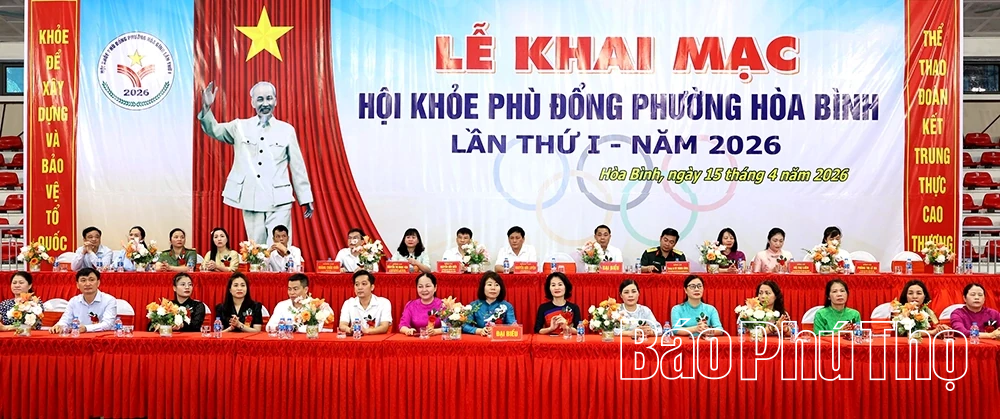 Khai mạc Hội khỏe Phù Đổng phường Hòa Bình lần thứ I năm 2026