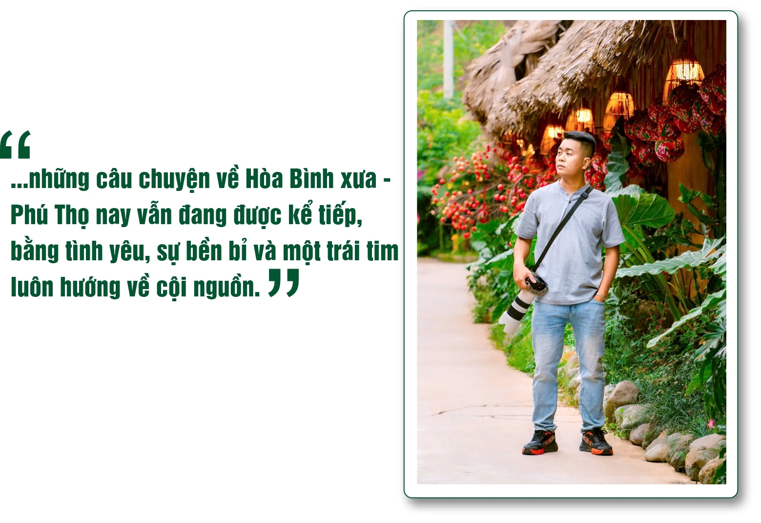 Hành trình lặng lẽ của Đinh Mạnh Hưng - Đi để giữ lại ký ức xứ Mường