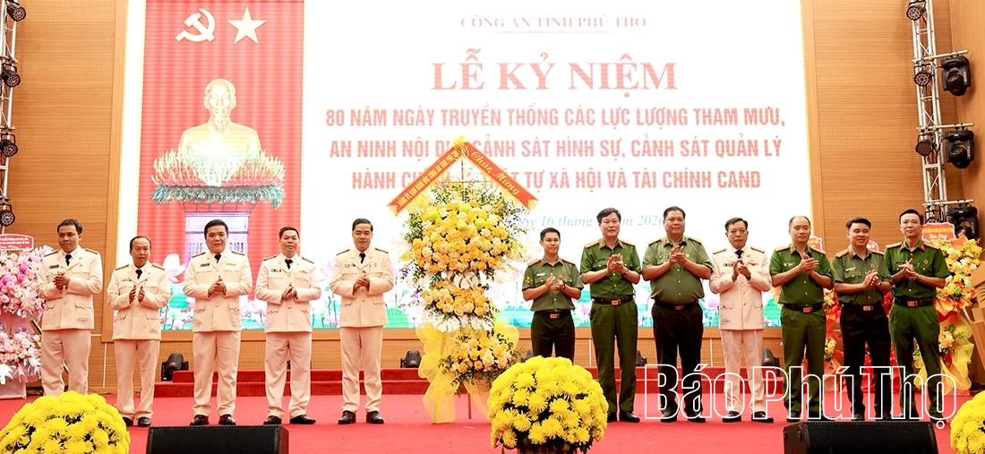 Công an tỉnh kỷ niệm 80 năm ngày truyền thống các lực lượng nghiệp vụ