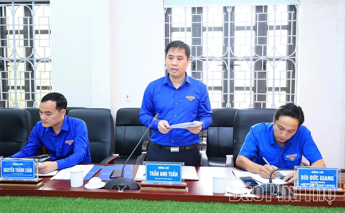 Phó Bí thư Tỉnh ủy Bùi Thị Minh làm việc với Ban Thường vụ Tỉnh đoàn