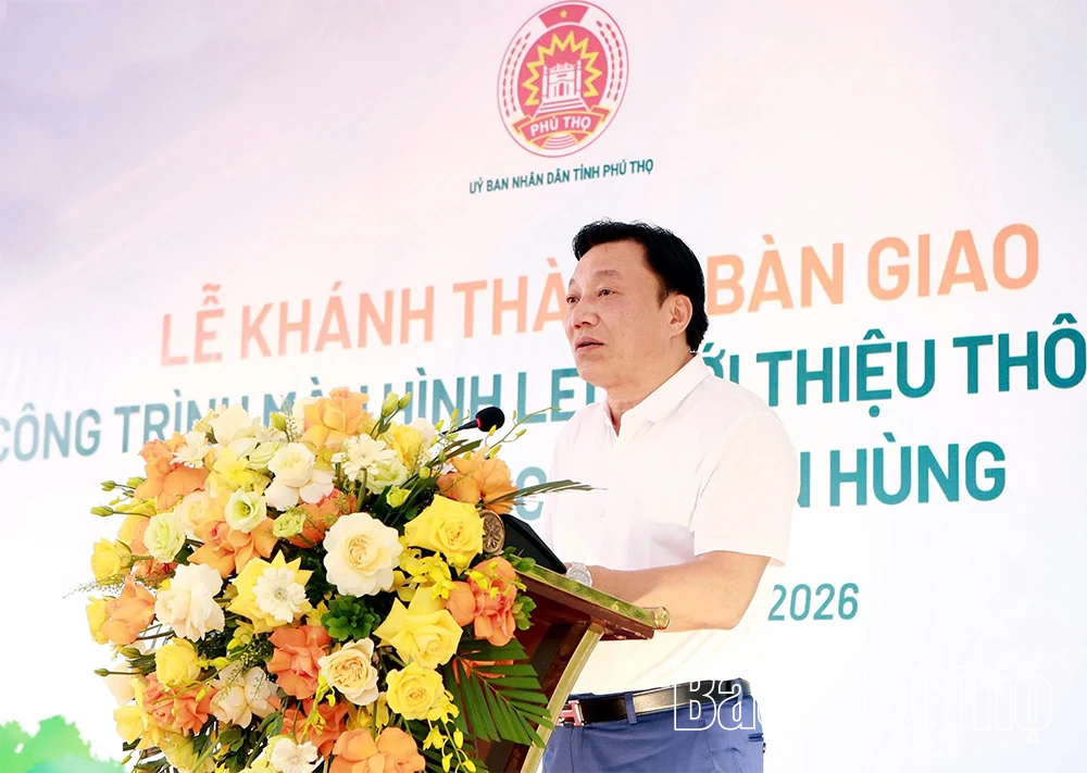 Bàn giao công trình màn hình LED giới thiệu thông tin Khu di tích lịch sử Đền Hùng