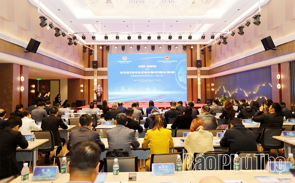 Phú Thọ xúc tiến đầu tư với các doanh nghiệp tại Thượng Hải (Trung Quốc)