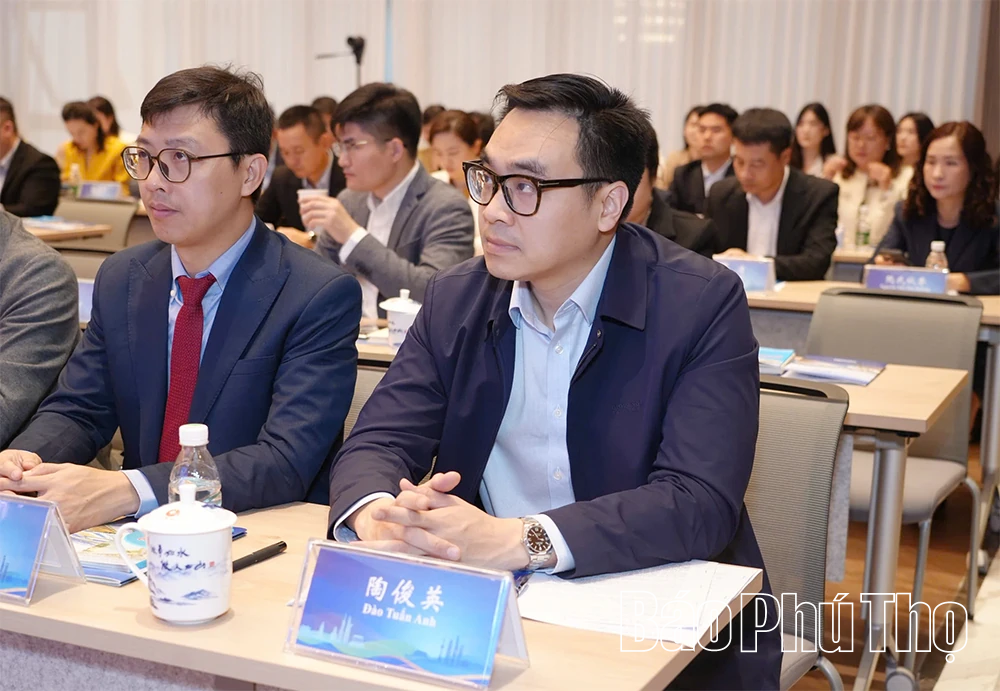 Phú Thọ xúc tiến đầu tư với các doanh nghiệp tại Thượng Hải (Trung Quốc)
