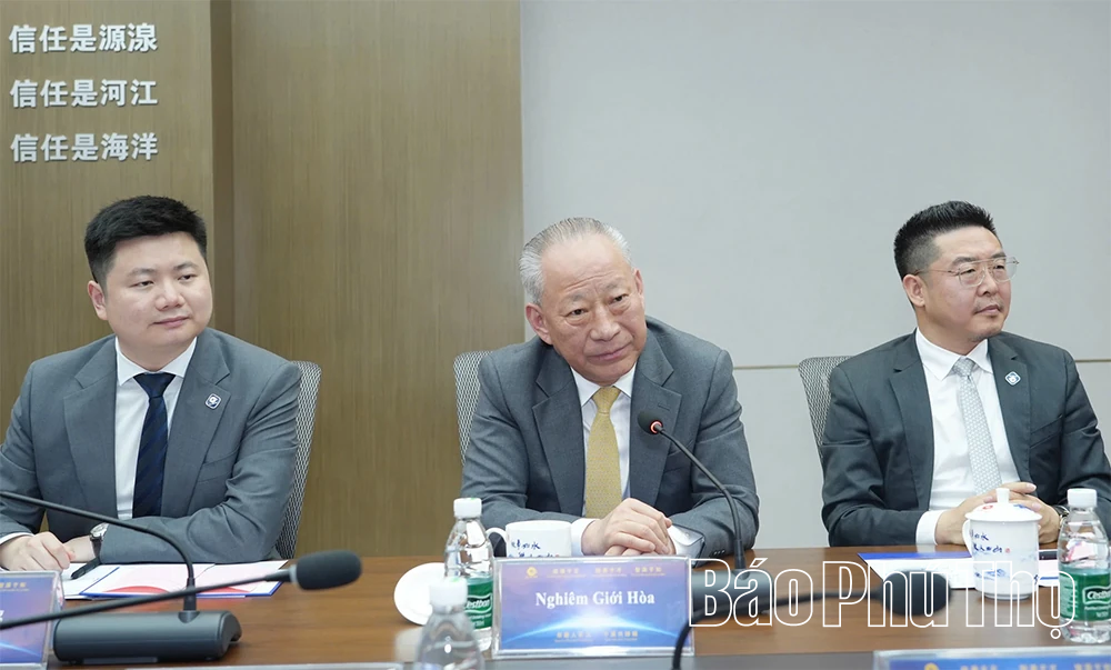 Phú Thọ xúc tiến đầu tư với các doanh nghiệp tại Thượng Hải (Trung Quốc)