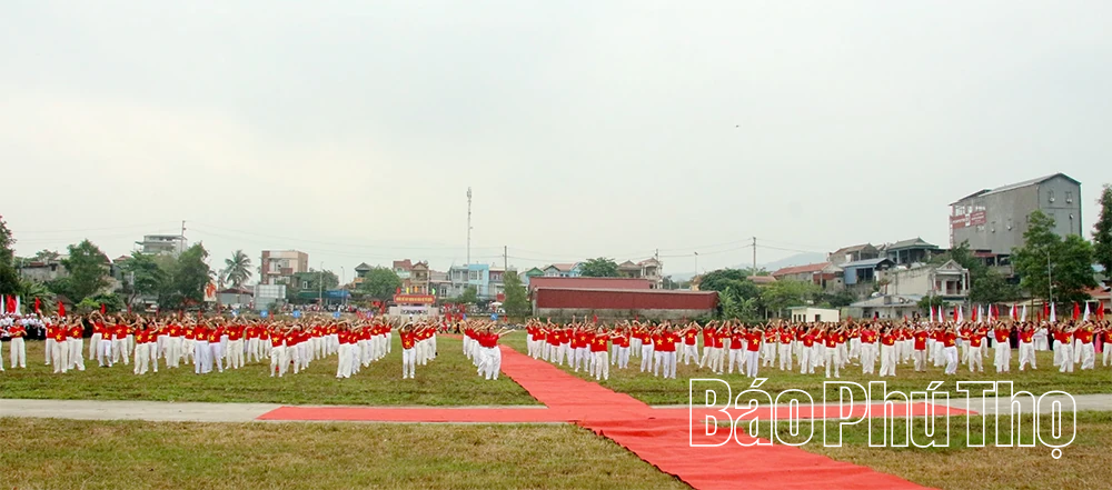 Gần 1.500 vận động viên tham gia Đại hội Thể dục, thể thao xã Lương Sơn lần thứ I, năm 2026