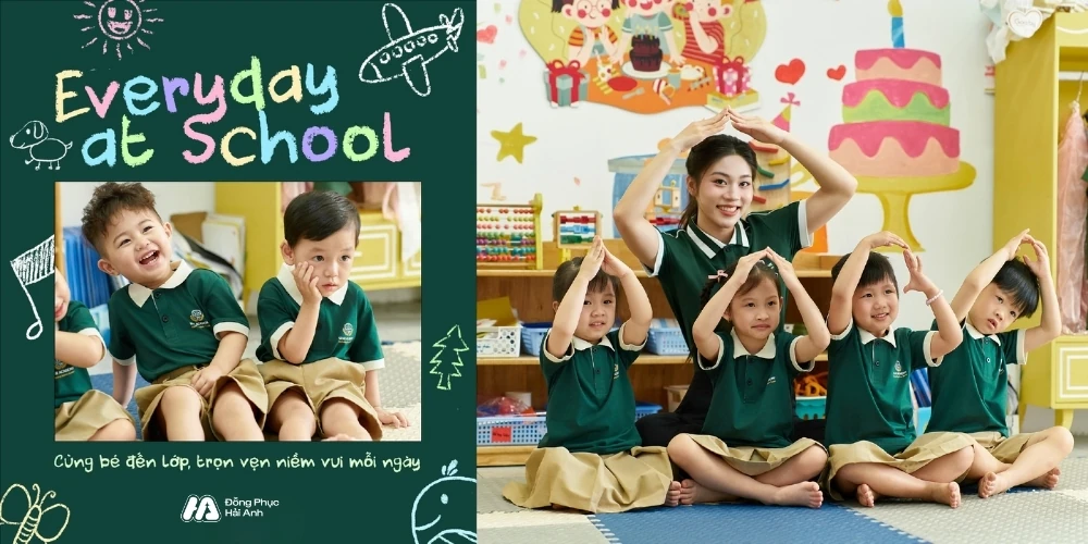Đồng Phục Hải Anh Ra Mắt BST Đồng Phục Mầm Non: Chất Lượng - An Toàn - Giá Tốt