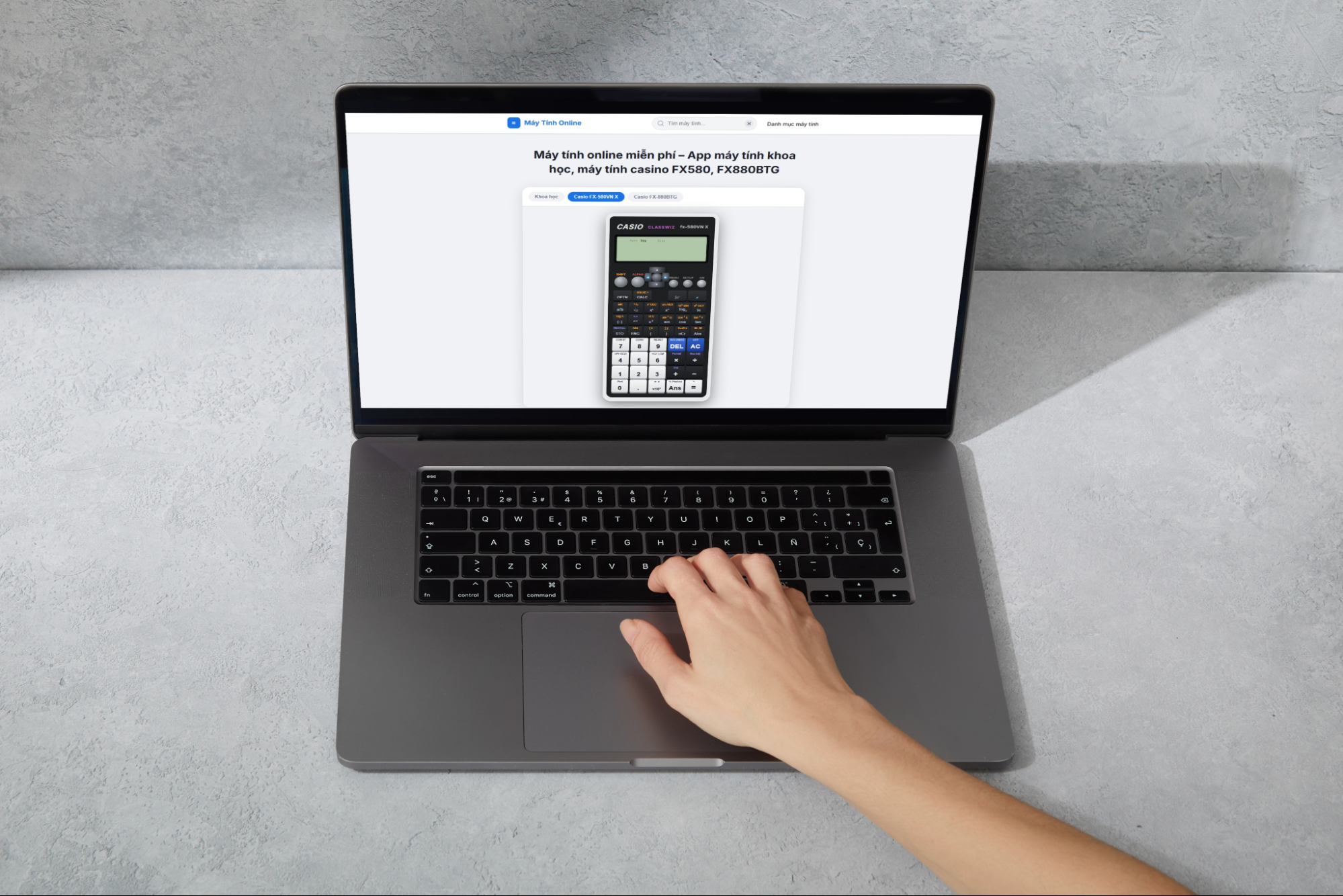 Máy Tính Online App giúp học sinh giải toán nhanh hơn