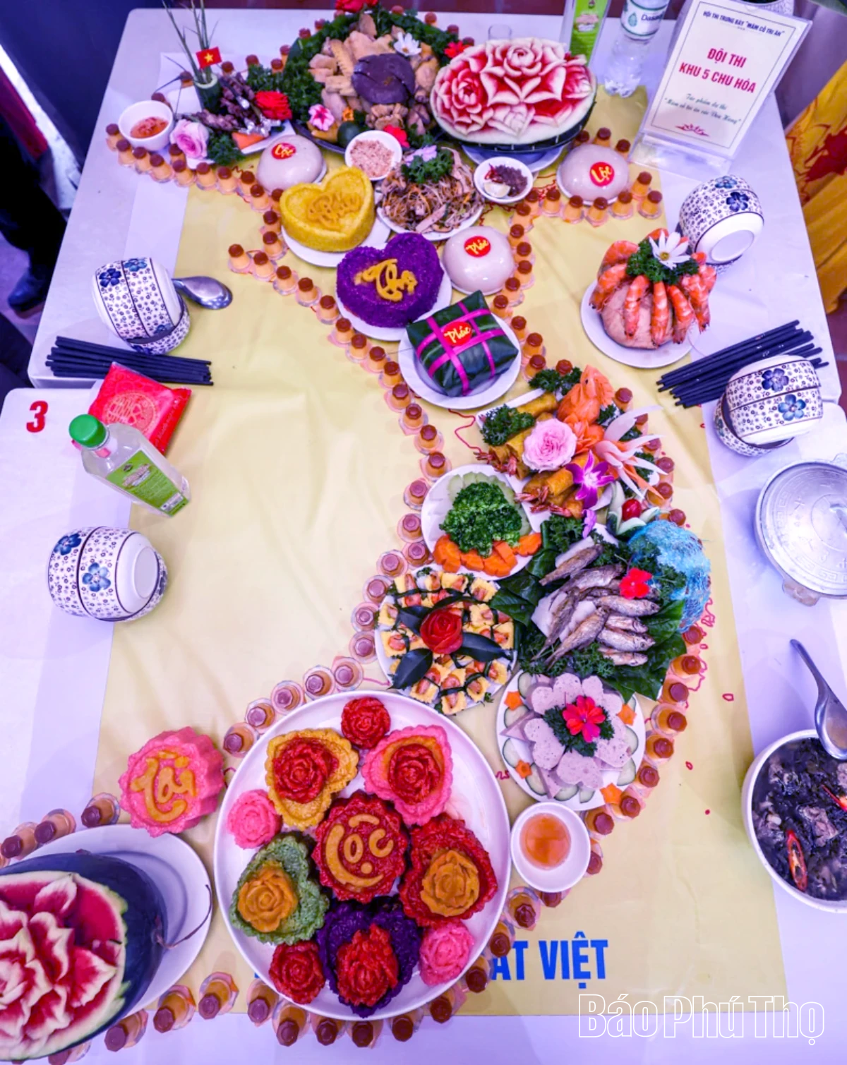 Mâm cỗ tri ân - Nét đẹp bền vững trong tín ngưỡng thờ cúng Hùng Vương