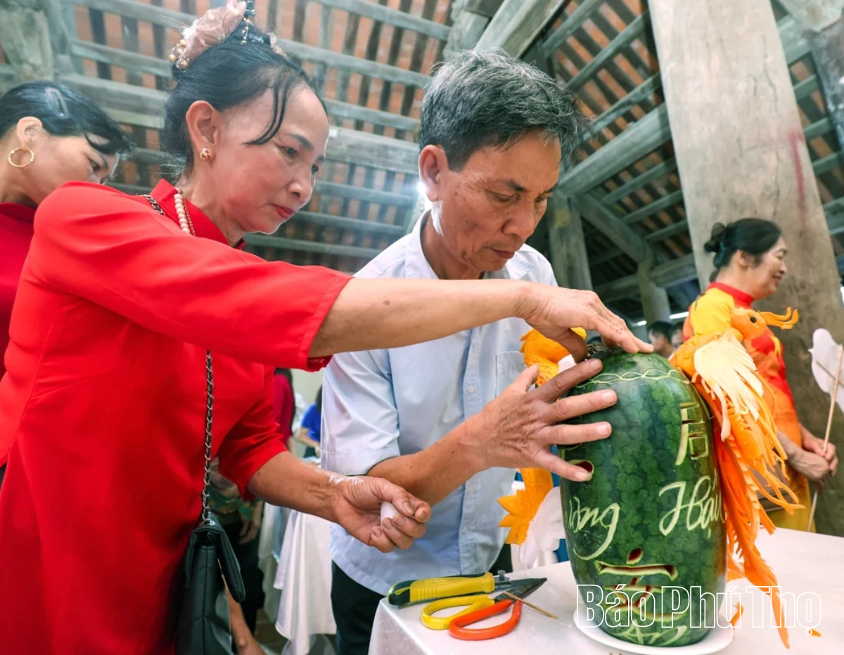 Mâm cỗ tri ân - Nét đẹp bền vững trong tín ngưỡng thờ cúng Hùng Vương