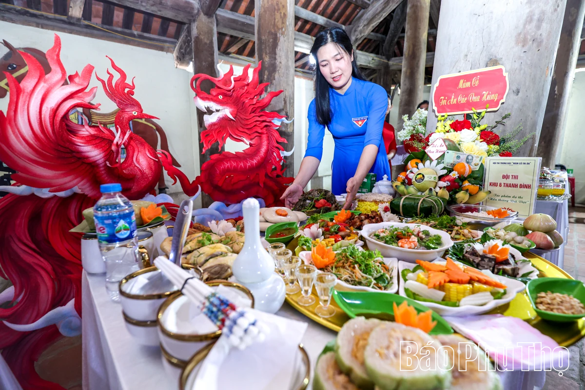 Mâm cỗ tri ân - Nét đẹp bền vững trong tín ngưỡng thờ cúng Hùng Vương