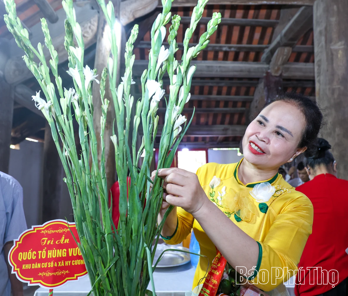 Mâm cỗ tri ân - Nét đẹp bền vững trong tín ngưỡng thờ cúng Hùng Vương