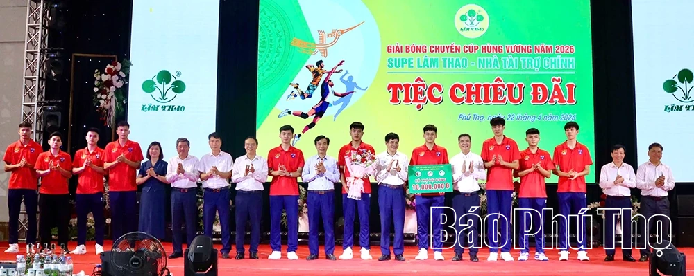 Công ty CP Supe phốt phát và Hoá chất Lâm Thao gặp mặt các CLB tham gia Giải bóng chuyền Cúp Hùng Vương năm 2026