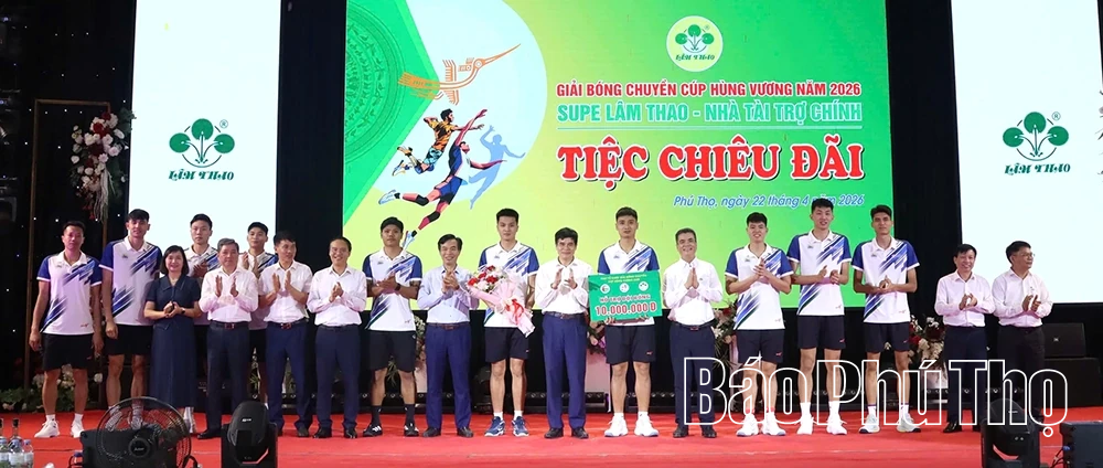 Công ty CP Supe phốt phát và Hoá chất Lâm Thao gặp mặt các CLB tham gia Giải bóng chuyền Cúp Hùng Vương năm 2026