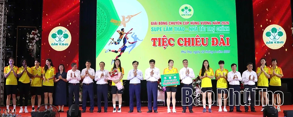 Công ty CP Supe phốt phát và Hoá chất Lâm Thao gặp mặt các CLB tham gia Giải bóng chuyền Cúp Hùng Vương năm 2026
