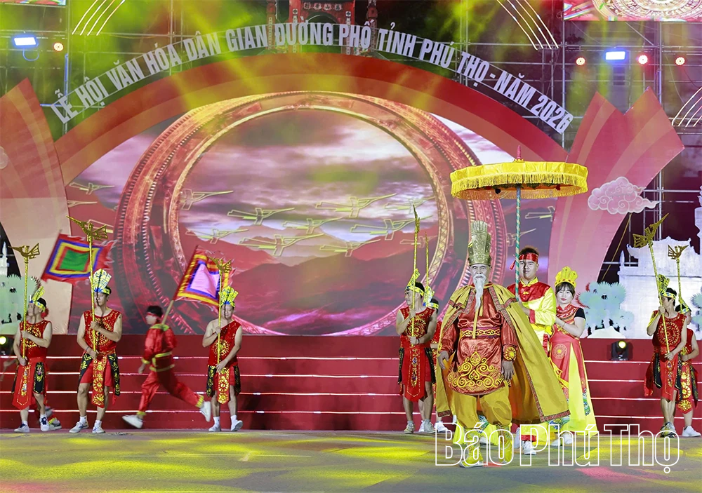 Ngập tràn sắc màu dân gian trong lễ hội “Thanh âm nguồn cội”