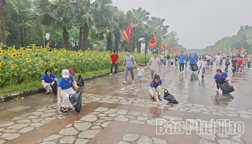 Đền Hùng xanh - sạch - đẹp đón đồng bào, du khách về Giỗ Tổ