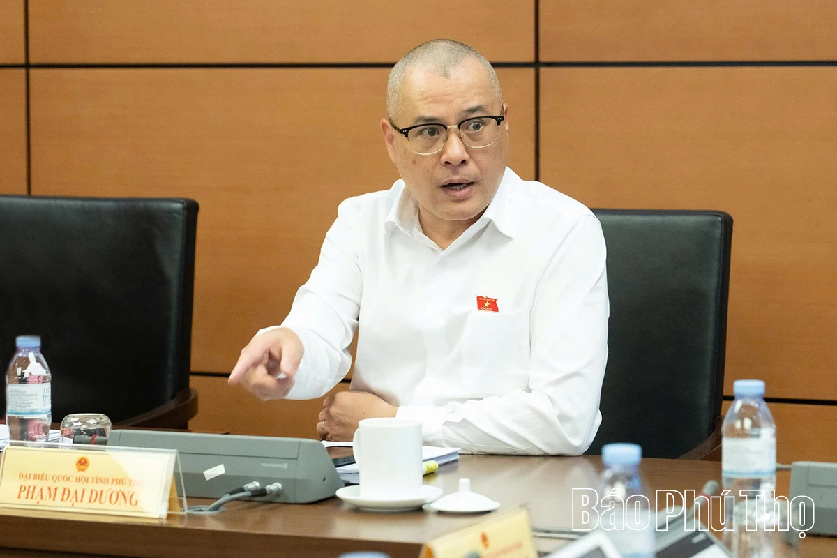 Đại biểu tỉnh Phú Thọ góp ý dự thảo một số nghị quyết của Quốc hội