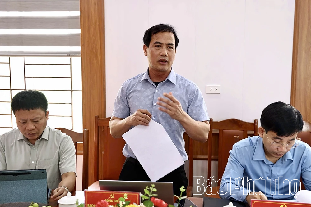 Giám sát 4 chuyên đề đối với Ban Thường vụ Đảng ủy xã Sơn Đông