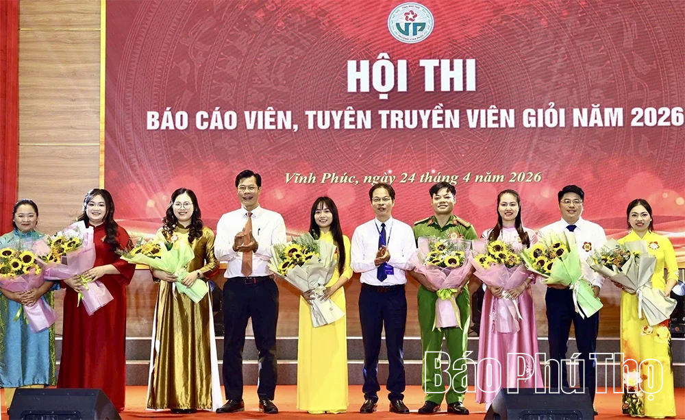 Hội thi Báo cáo viên, tuyên truyền viên giỏi phường Vĩnh Phúc