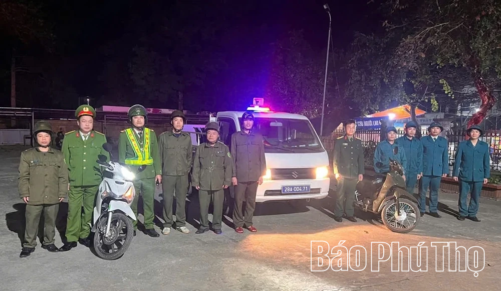 Công an xã Dũng Tiến giữ bình yên từ cơ sở