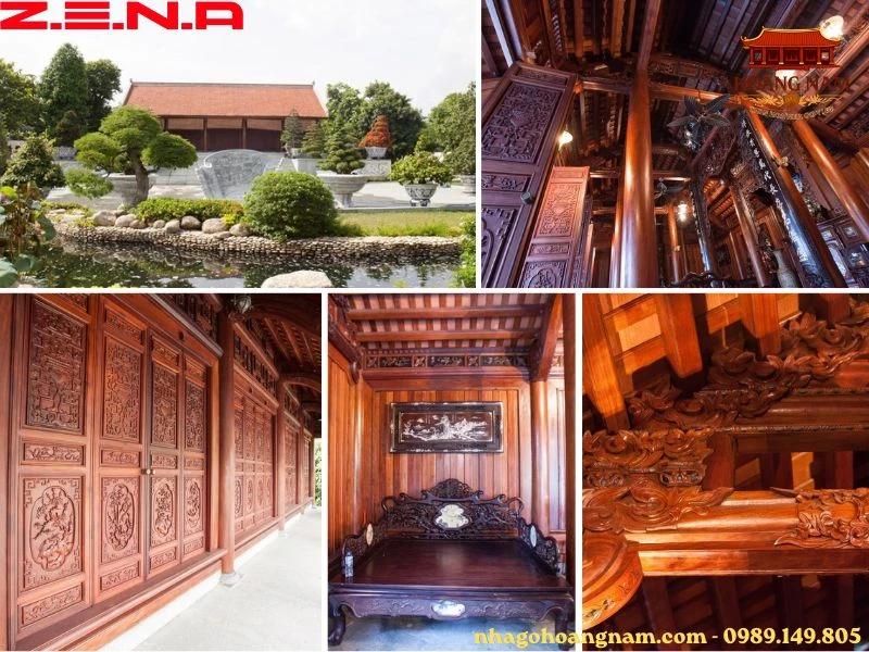 Báo Giá Thiết Kế Thi Công Nhà Gỗ 3 Gian, 5 Gian Trọn Gói