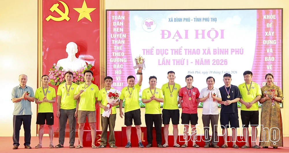 Gần 400 vận động viên tranh tài tại Đại hội Thể dục thể thao xã Bình Phú