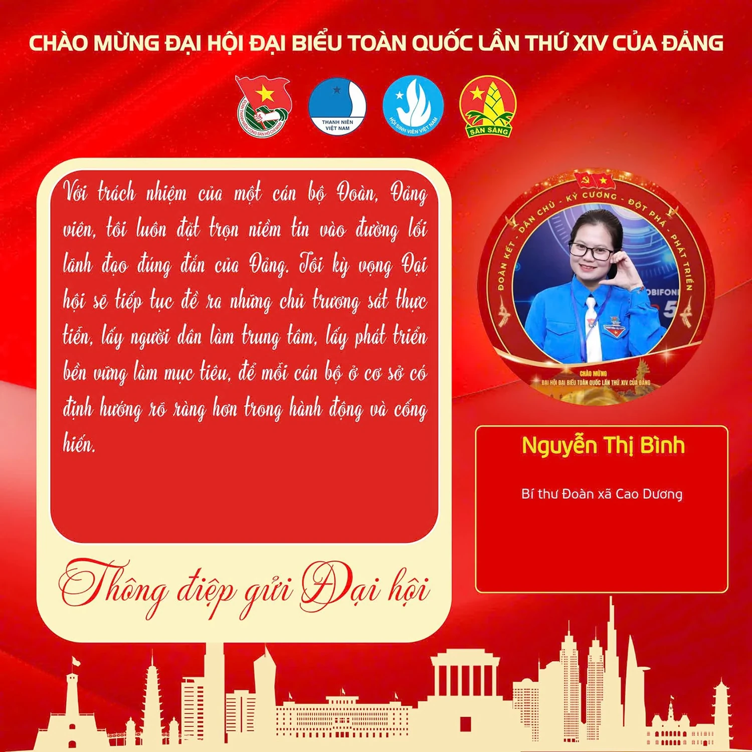 Nghị quyết của Đảng, hành động của Đoàn