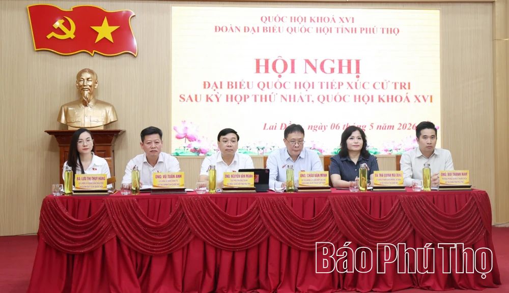 Đoàn ĐBQH tỉnh tiếp xúc cử tri các xã Lai Đồng, Tân Sơn, Minh Đài