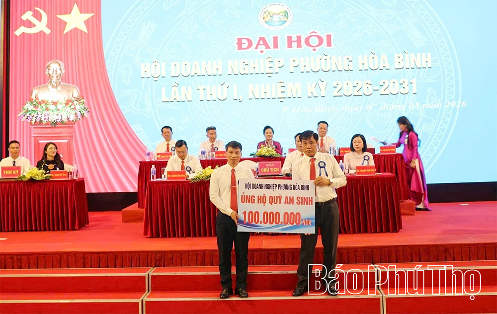 Đại hội Hội Doanh nghiệp phường Hòa Bình lần thứ I, nhiệm kỳ 2026-2031