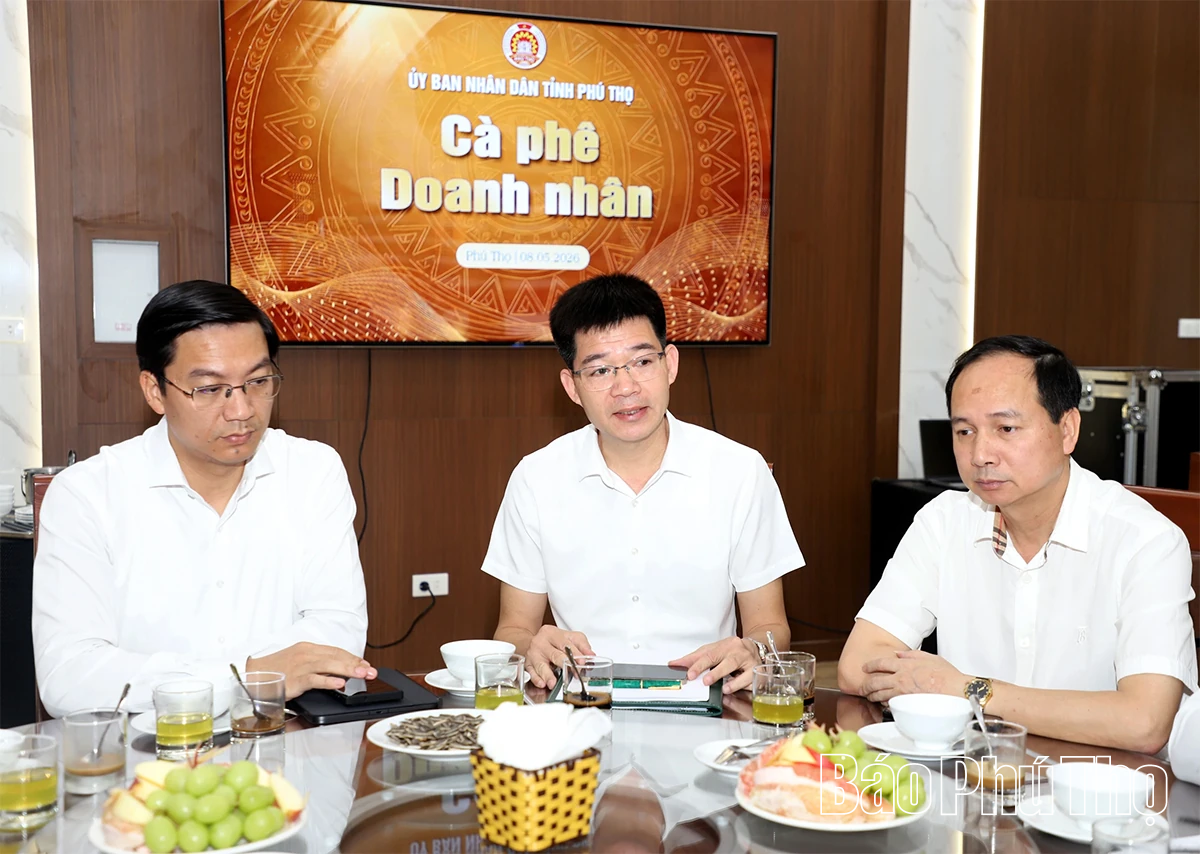 Lắng nghe, giải quyết kiến nghị, đề xuất của doanh nghiệp qua Chương trình Cà phê doanh nhân