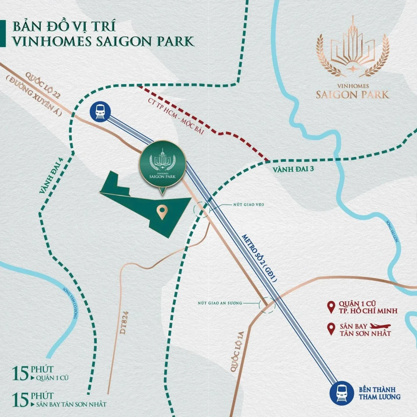 Vinhomes Saigon Park - Tâm điểm đô thị tri thức tại phía Tây Bắc TP.HCM?