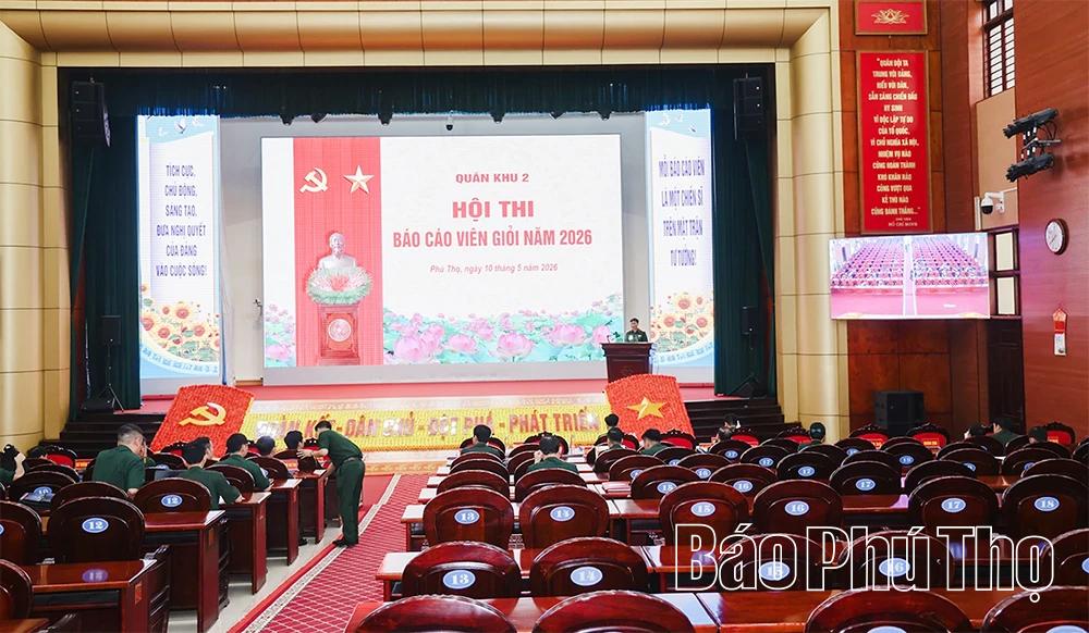 Quân khu 2 khai mạc Hội thi Báo cáo viên giỏi năm 2026