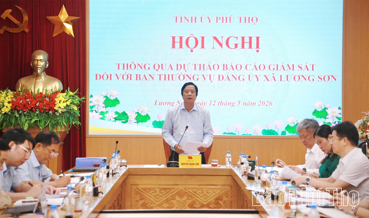 Giám sát chuyên đề đối với Ban Thường vụ Đảng ủy xã Lương Sơn