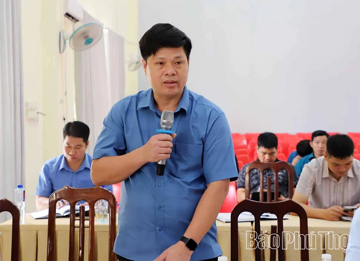 Kiểm tra tiến độ giải phóng mặt bằng dự án hệ thống đường ống dẫn nước Hồ Cánh Tạng