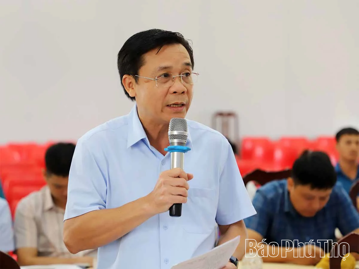 Kiểm tra tiến độ giải phóng mặt bằng dự án hệ thống đường ống dẫn nước Hồ Cánh Tạng