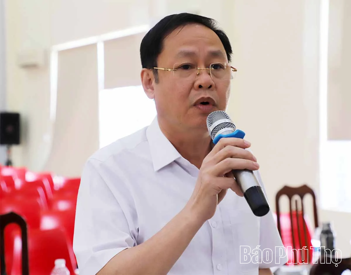 Kiểm tra tiến độ giải phóng mặt bằng dự án hệ thống đường ống dẫn nước Hồ Cánh Tạng