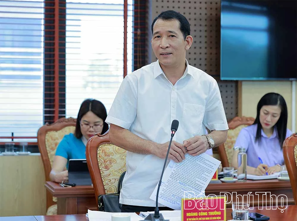 Giám sát Ban Thường vụ Đảng ủy các xã Phù Ninh, Xuân Lũng, Chân Mộng