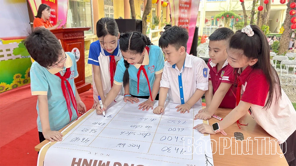 Thiếu nhi Đất Tổ thi đua làm theo 5 điều Bác Hồ dạy