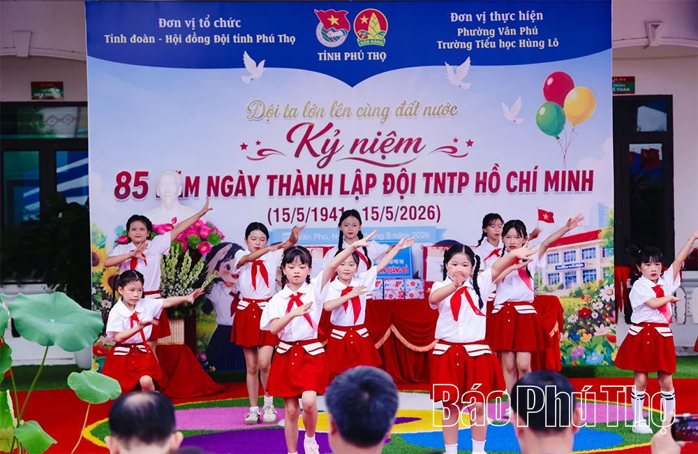Tổ chức chương trình “Đội ta lớn lên cùng đất nước” kỷ niệm 85 năm thành lập Đội TNTP Hồ Chí Minh