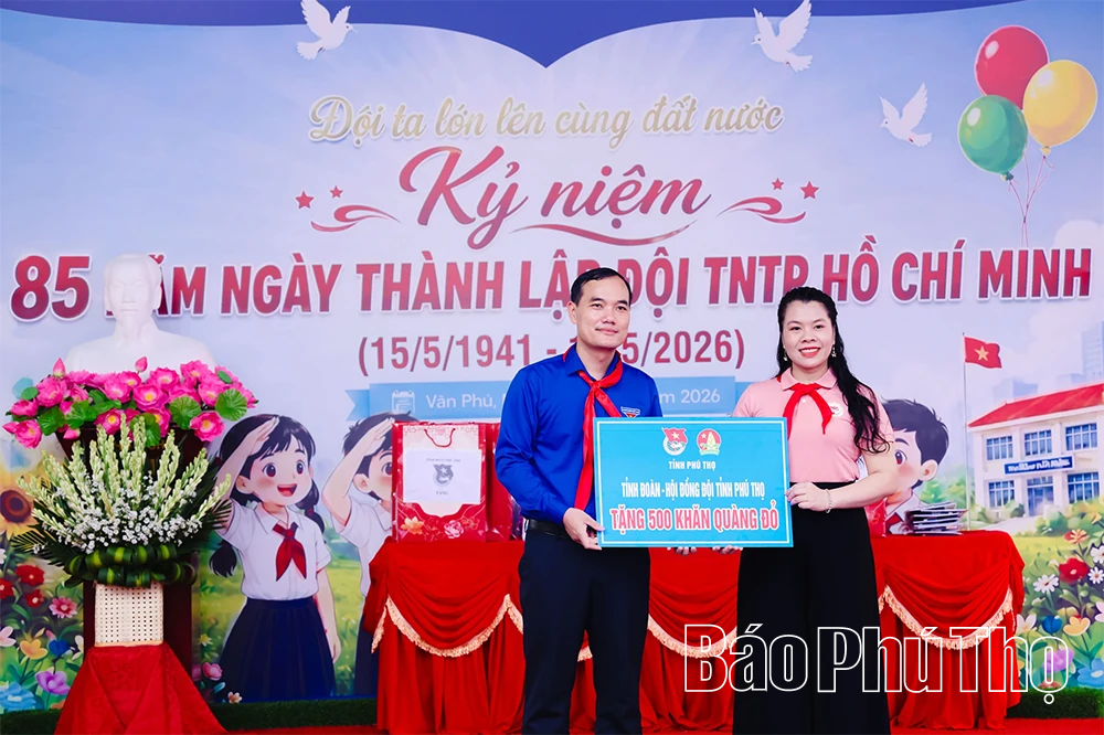 Tổ chức chương trình “Đội ta lớn lên cùng đất nước” kỷ niệm 85 năm thành lập Đội TNTP Hồ Chí Minh