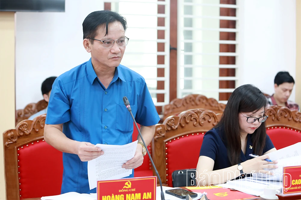 Giám sát chuyên đề Ban Thường vụ Đảng ủy phường Âu Cơ, xã Bằng Luân và Hiền Quan