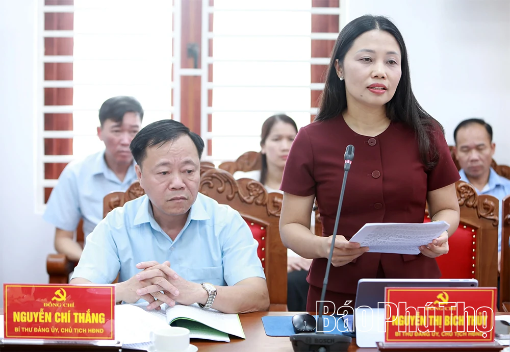 Giám sát chuyên đề Ban Thường vụ Đảng ủy phường Âu Cơ, xã Bằng Luân và Hiền Quan