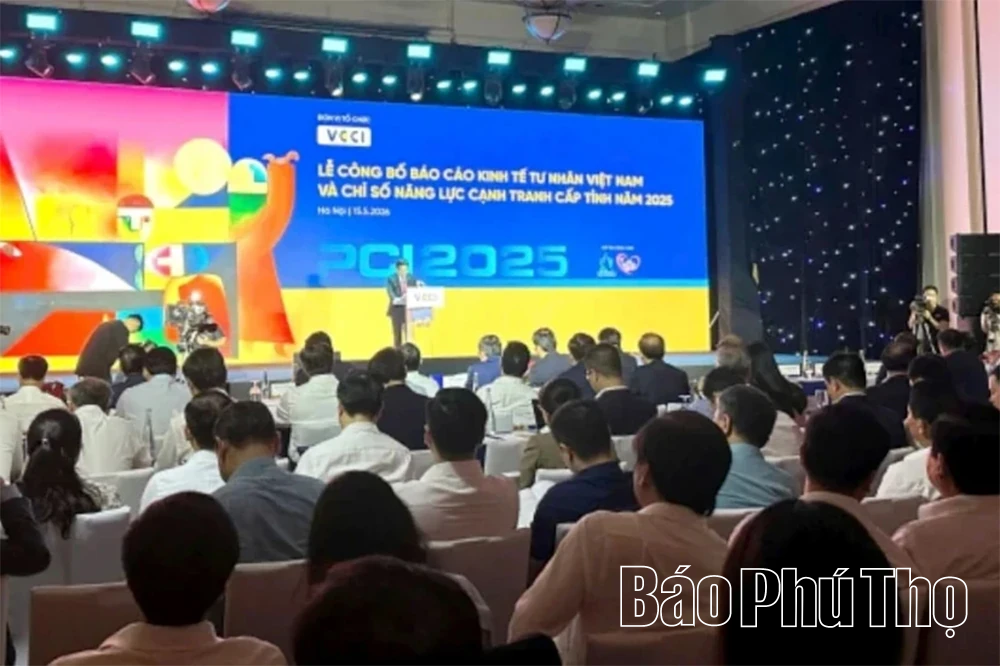 Phú Thọ được vinh danh trong nhóm 5 địa phương có chất lượng điều hành kinh tế tiêu biểu trên bảng xếp hạng PCI 2025