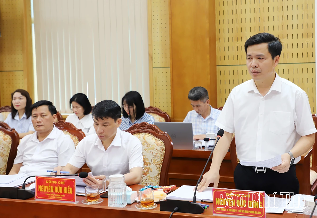 Phường Hòa Bình cần phát huy vai trò trung tâm động lực phát triển của khu vực