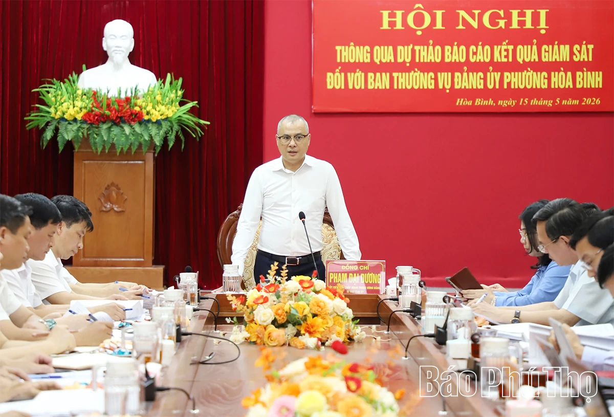 Phường Hòa Bình cần phát huy vai trò trung tâm động lực phát triển của khu vực