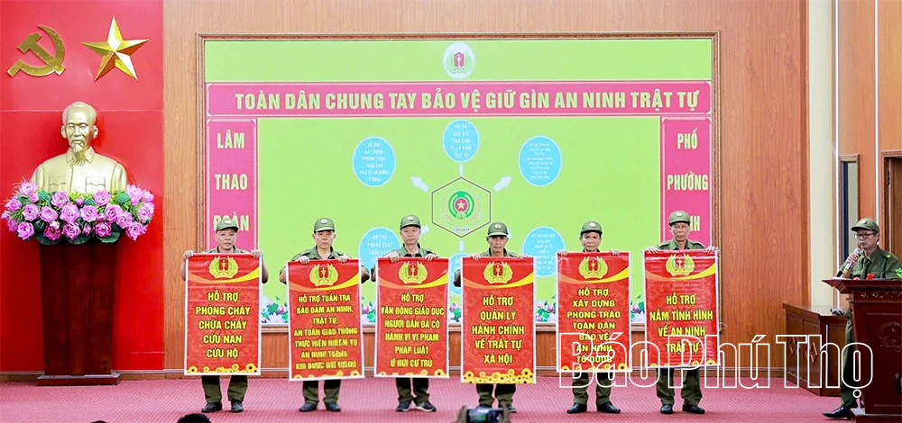 Hội thi lực lượng tham gia bảo vệ an ninh, trật tự ở cơ sở xã Lâm Thao