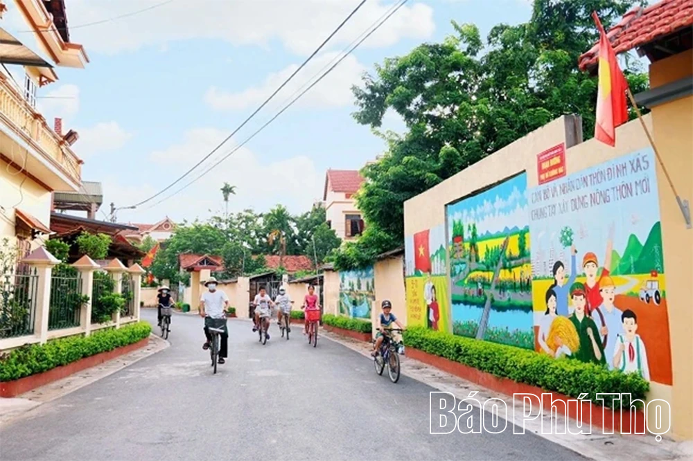 Nguyệt Đức tập trung xây dựng nông thôn mới hiện đại