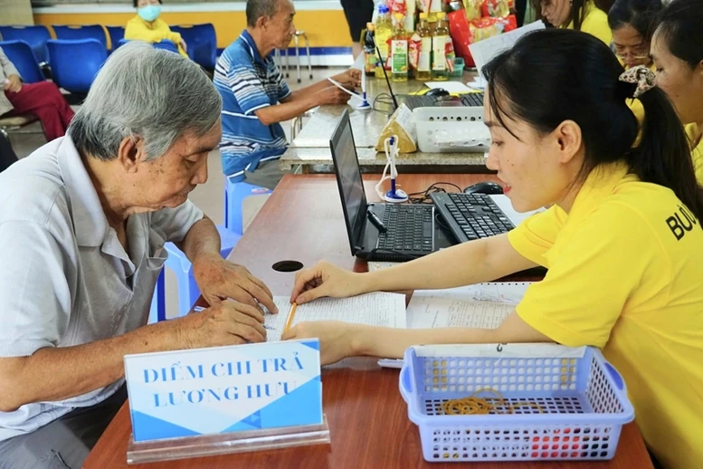 Tăng 8% lương hưu và trợ cấp từ ngày 1/7/2026