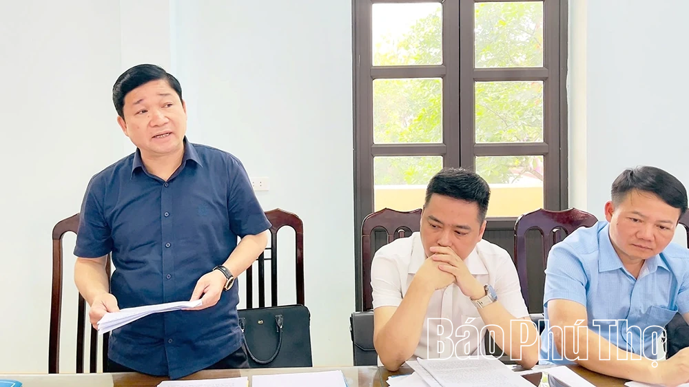 Thông qua dự thảo kết quả giám sát đối với Ban Thường vụ Đảng ủy các xã Sơn Lương, Trung Sơn