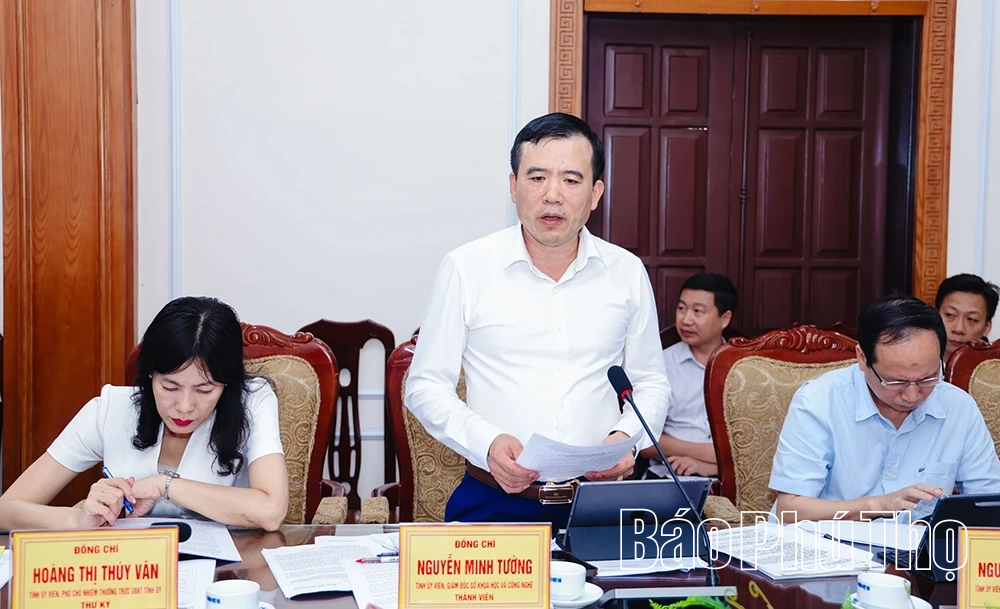 Thông qua dự thảo báo cáo giám sát tại phường Việt Trì